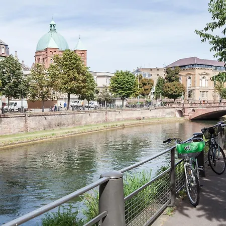 公寓 L'appart Du Quai Avec Terrasse 斯特拉斯堡